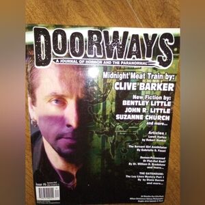 Doorways A Journal Of Horror And The Paranormal Magazine Issue #6 Clive Barker